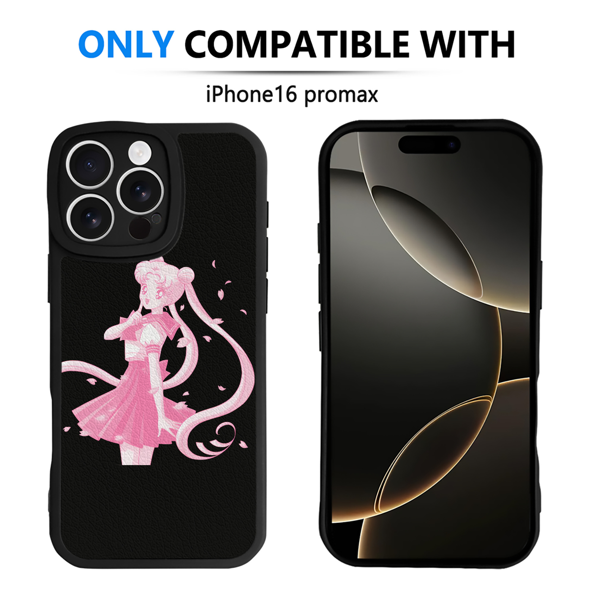 （画像用） 美少女戦士セーラームーン 愛野 美奈子 あいの みなこ Sailor Moon Aino Minako 【iPhone 16シリーズ対応】シリコンスマホケース（レザー調） 材質：シリコン